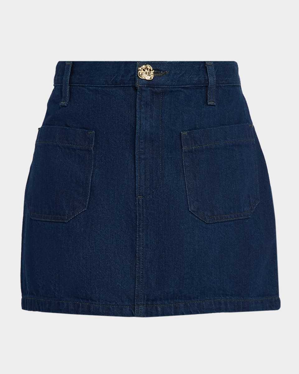 The Mimi Denim Mini Skirt